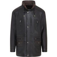 Herren Parka aus italienischem Leder