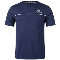 Aquascutum Herren T-Shirt mit Piping-Detail (Navy)