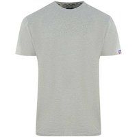 Aquascutum - "London 1851" T-Shirt für Herren, verklebt (Grau)