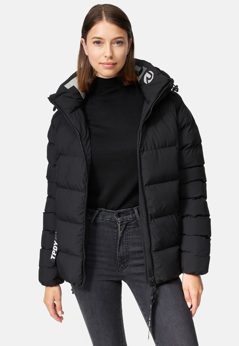 Wattierter Puffer mit Kapuze