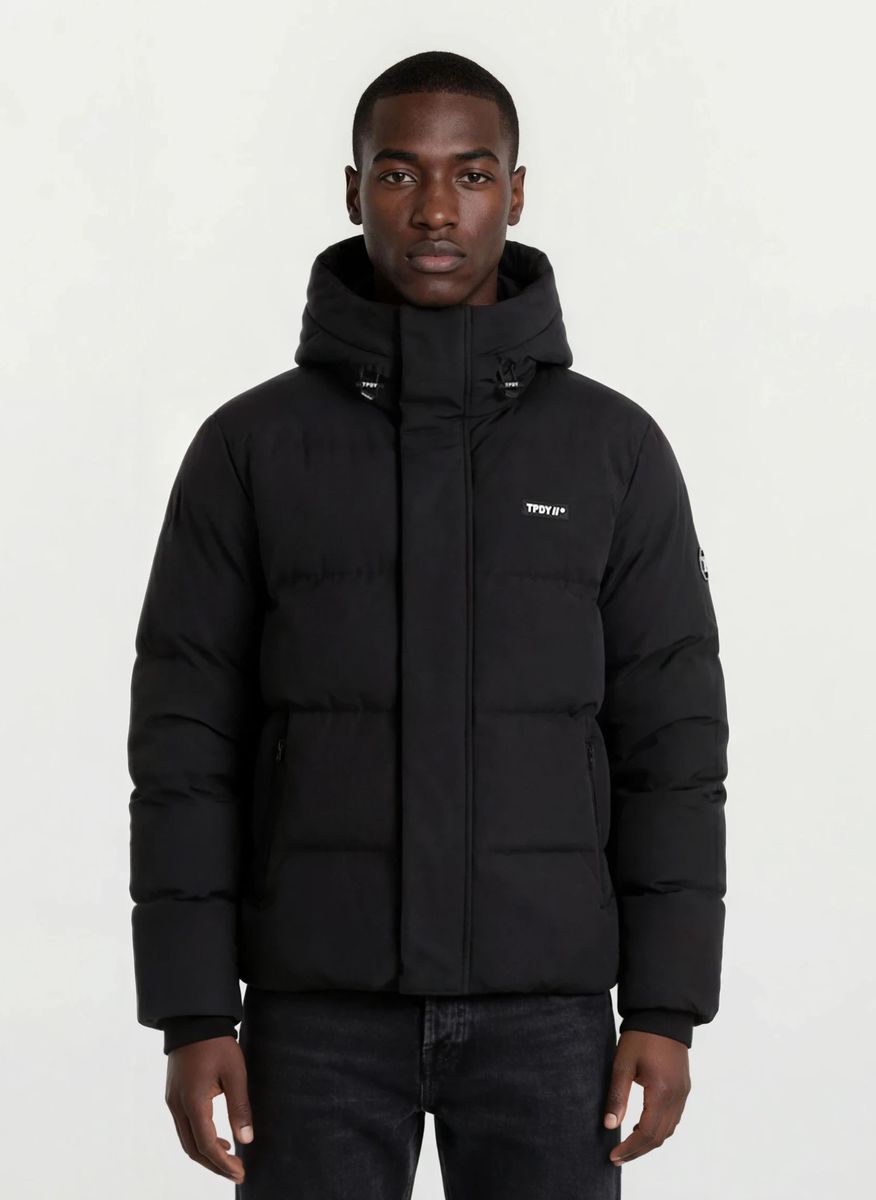 Gesteppte Pufferjacke mit Kapuze