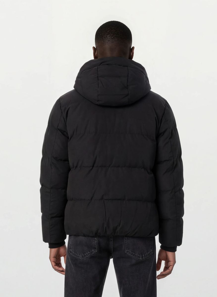 Gesteppte Pufferjacke mit Kapuze