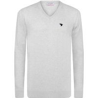 Klassischer Herren Strickpullover mit V-Ausschnitt