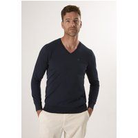 Klassischer Herren Strickpullover mit V-Ausschnitt