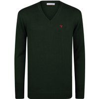 Klassischer Herren Strickpullover mit V-Ausschnitt