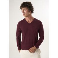 Klassischer Herren Strickpullover mit V-Ausschnitt