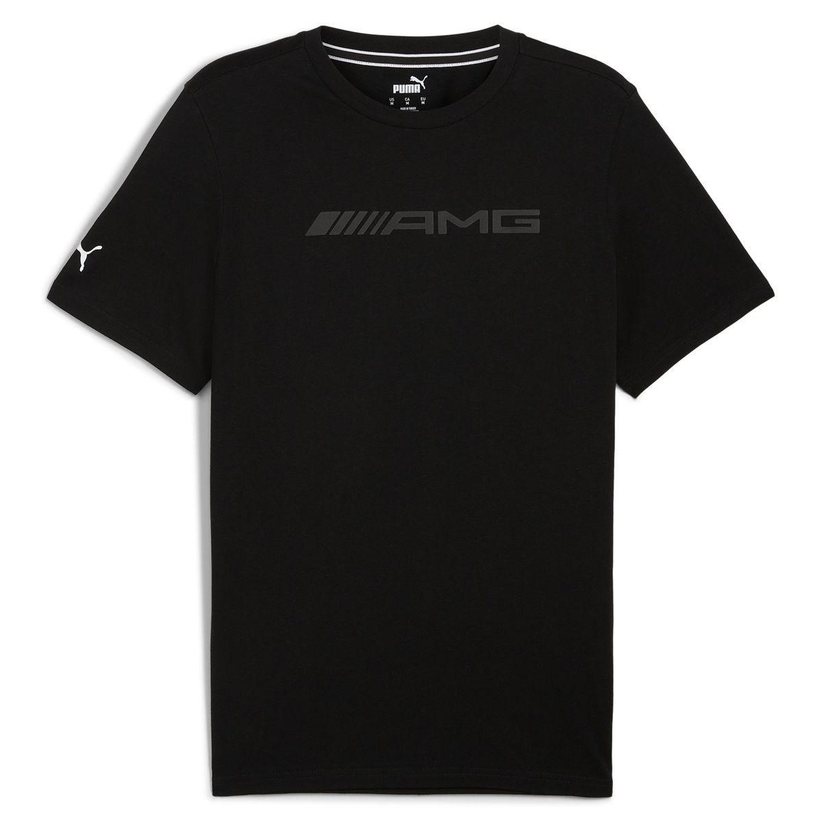 AMG Logo Print Kurzarm T-Shirt
