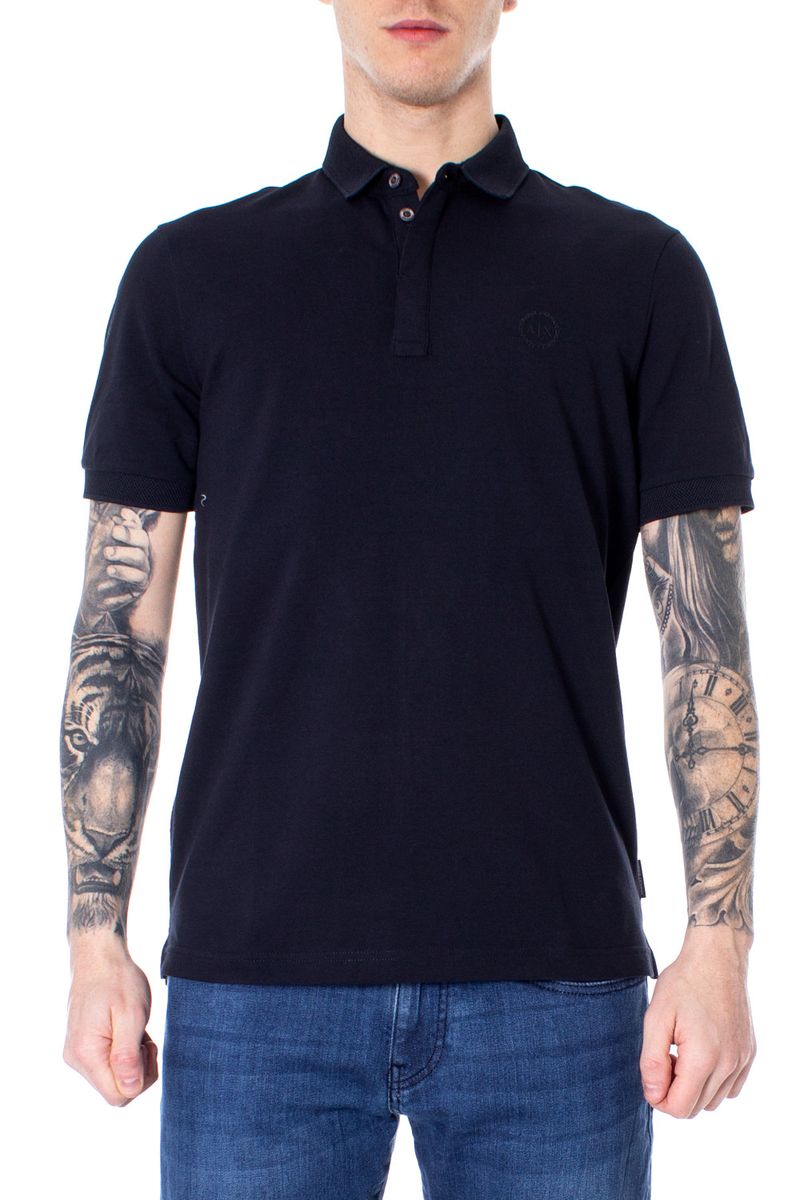 Klassisches, unifarbenes Poloshirt