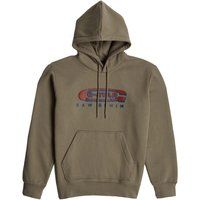 Kapuzenpullover mit Grafiklogo aus Baumwollmischung