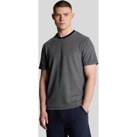 Zweifarbiges Kurzarm-T-Shirt
