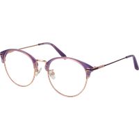 Runde, lila Metallbrille