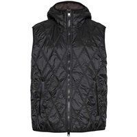 Diesel Herren Logo Steppweste (Schwarz)
