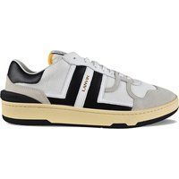Retro inspirierte Sneaker mit Lederbesatz