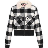 Mymo Jacke Frauen cremeweiß schwarz