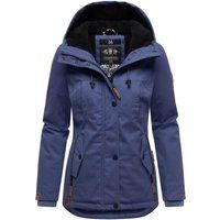 Winterparka mit Kapuze und Teddyfutter
