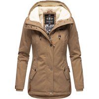 Winterparka mit Kapuze und Teddyfutter