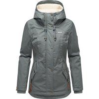 Winterparka mit Kapuze und Teddyfutter