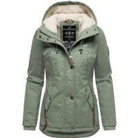Winterparka mit Kapuze und Teddyfutter