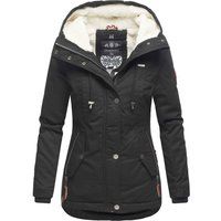 Winterparka mit Kapuze und Teddyfutter