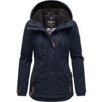 Winterparka mit Kapuze und Teddyfutter