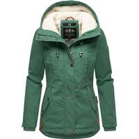 Winterparka mit Kapuze und Teddyfutter