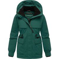 Winterparka mit Kapuze und Magnet-Taschen