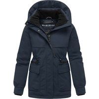 Winterparka mit Kapuze und Magnet-Taschen