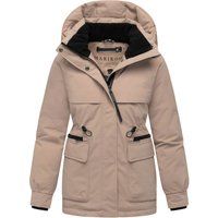 Winterparka mit Kapuze und Magnet-Taschen