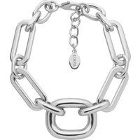Modernes rhodiniertes Kettenarmband