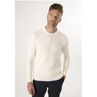 Herren Strickpolohemd mit Textur