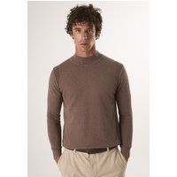 Herren Basic Halber Rollkragenpullover