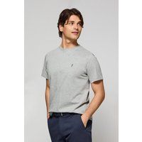 Klassisches Baumwoll-T-Shirt mit Rundhalsausschnitt