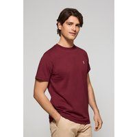 Klassisches Baumwoll-T-Shirt mit Rundhalsausschnitt