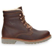 Braune wasserdichte Leder-Stiefeletten