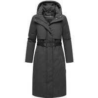 Eleganter, Gürtel, Lang Winterparka