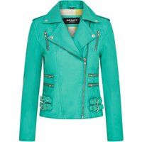 Aqua Leder Bikerjacke