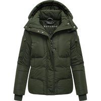 Gesteppte Pufferjacke mit Kapuze