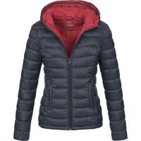 Leichte gesteppte Pufferjacke mit Kapuze