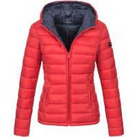 Leichte gesteppte Pufferjacke mit Kapuze
