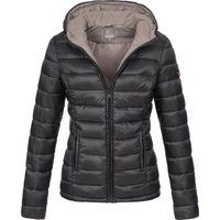 Leichte gesteppte Pufferjacke mit Kapuze