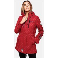 Lange Steppjacke mit Kapuze