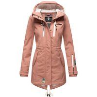 Lange Steppjacke mit Kapuze