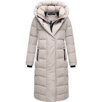 Langer gesteppter Wintermantel