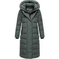 Langer gesteppter Wintermantel