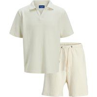 Herren Waffelstrick Polo Shirt Set