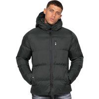 Warme gefütterte Steppjacke mit Kapuze