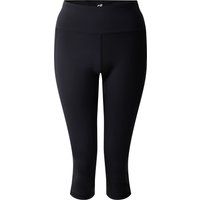 Schlichte schwarze 3/4-Leggings
