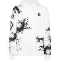 Hoodie mit Splash-Print Baumwollmischung