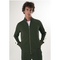Herren Grüne Reißverschluss-Trainingsjacke