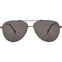 Pilotenbrille mit mattschwarzem Rahmen
